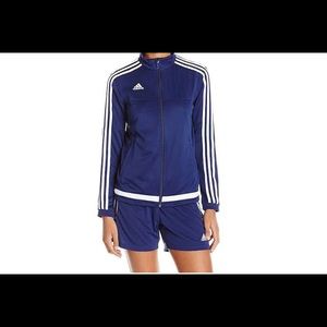 Women’s adidas Tiro 15 navy blue Training Jacket
